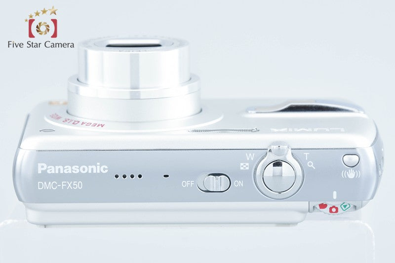 Panasonic LUMIX DMC-FX50 Silky Silver 7.2 MP Digital Camera w/ Box from Japan