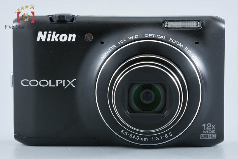 Nikon COOLPIX S6400 Smart Black 16.0 MP Digital Camera from Japan