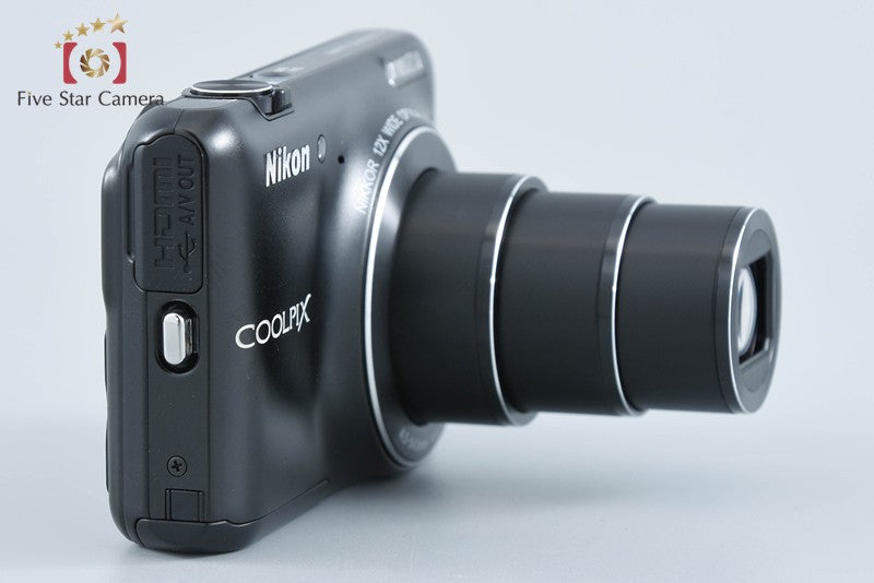 Nikon COOLPIX S6400 Smart Black 16.0 MP Digital Camera from Japan