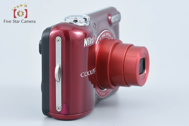 Nikon COOLPIX L32 Red 20.1 MP Digital Camera from Japan