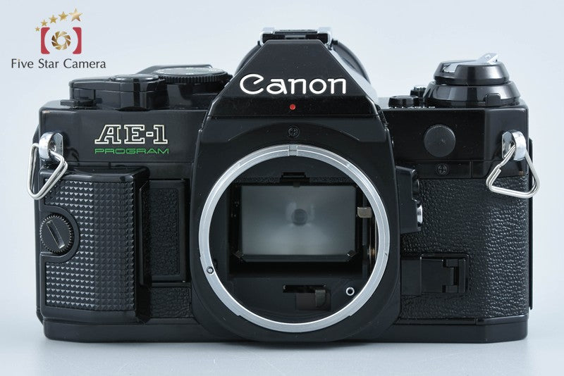 Canon AE-1 PROGRAM Black 35mm SLR Film Camera Body from Japan