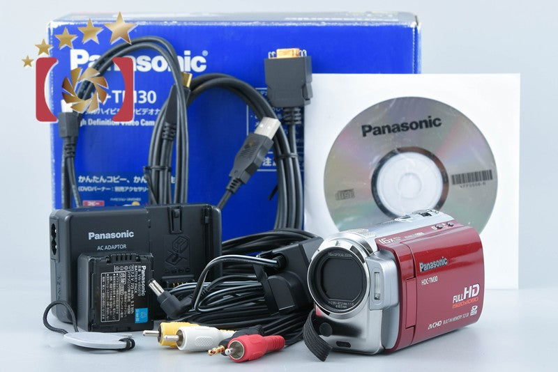 Panasonic HDC-TM30 Cranberry Red Full Hi-Vision Digital Camcorder from Japan