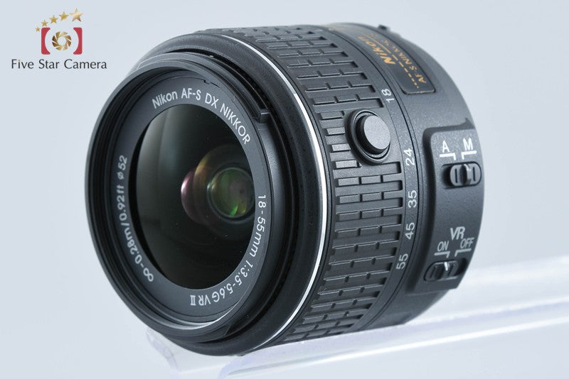 Nikon D3300 Black 24.2 MP DSLR 18-55mm VR II Lens from Japan