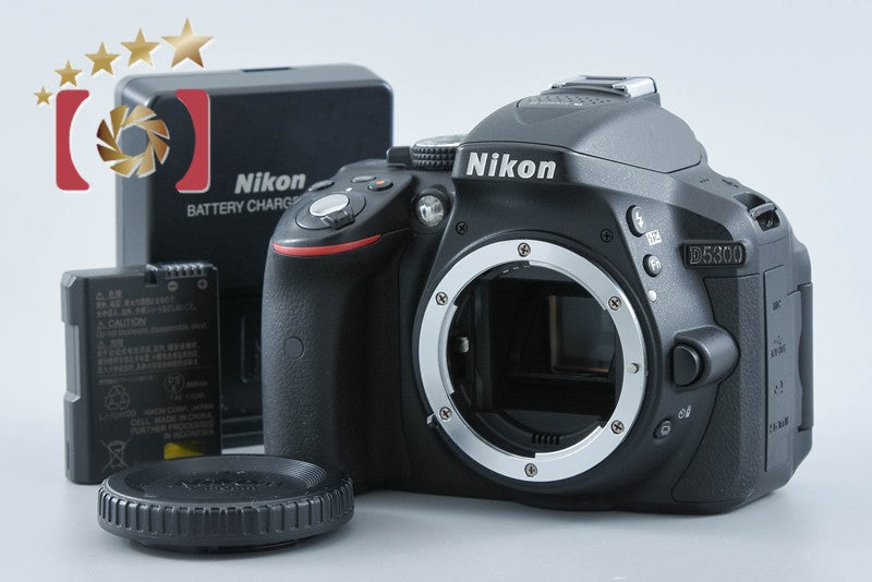 Nikon D5300 Black 24.2 MP DSLR Camera Body from Japan