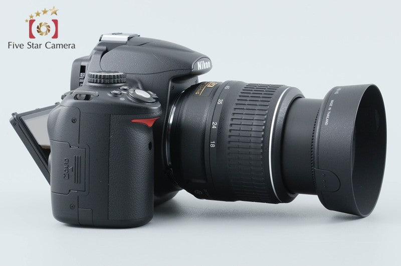 "Shutter count 1,446" Nikon D5000 12.3 MP DSLR Camera 18-55 VR Lens from Japan