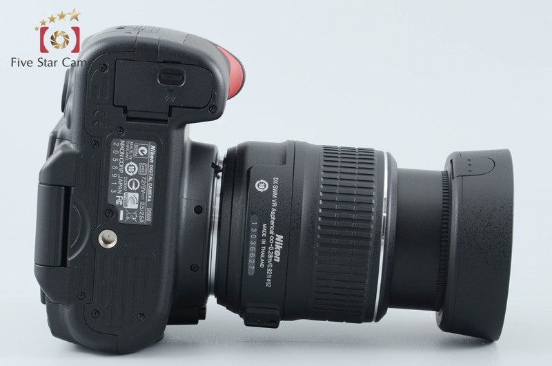 "Shutter count 1,446" Nikon D5000 12.3 MP DSLR Camera 18-55 VR Lens from Japan