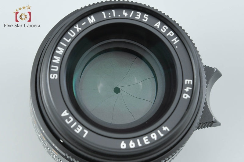 Leica SUMMILUX-M 35mm f/1.4 ASPH. E46 11663 Black 6-bit from Japan