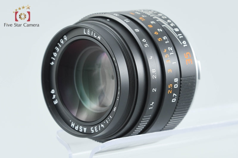 Leica SUMMILUX-M 35mm f/1.4 ASPH. E46 11663 Black 6-bit from Japan