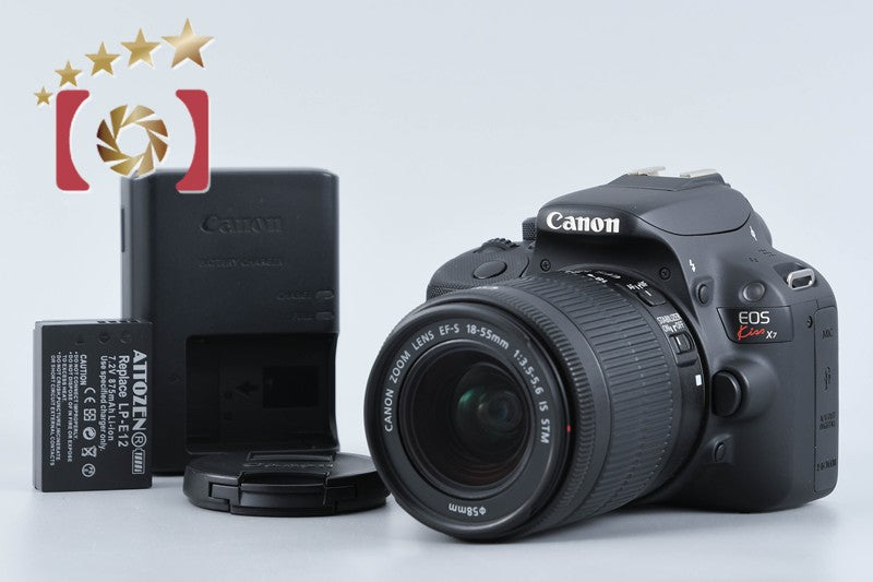 "Count 4,035" Canon EOS Kiss X7 / Rebel SL1 / 100D 18.0 MP 18-55 Lens from Japan