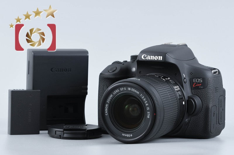 Canon EOS Kiss X8i / Rebel T6i / 750D 24.2 MP DSLR EF-S 18-55 Lens from Japan