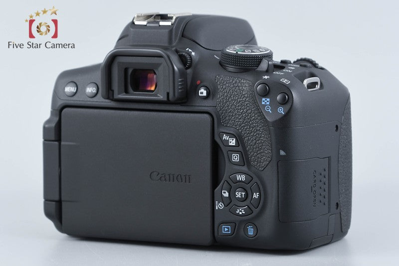 Canon EOS Kiss X8i / Rebel T6i / 750D 24.2 MP DSLR EF-S 18-55 Lens from Japan