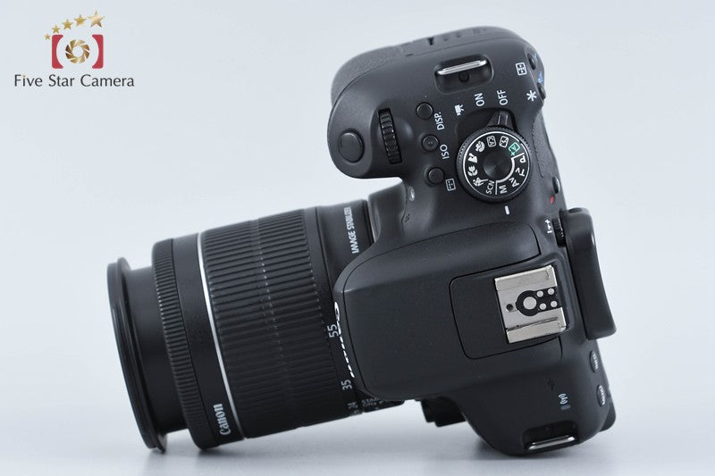 Canon EOS Kiss X8i / Rebel T6i / 750D 24.2 MP DSLR EF-S 18-55 Lens from Japan
