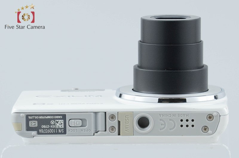 CASIO EXILIM EX-Z780 White 16.1 MP Digital Camera from Japan