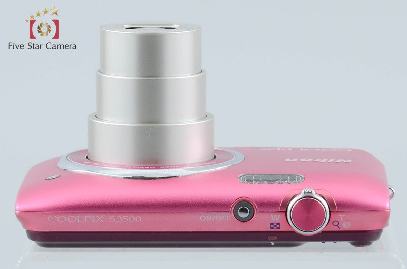Nikon COOLPIX S3500 Strawberry Pink 20.0 MP Digital Camera from Japan