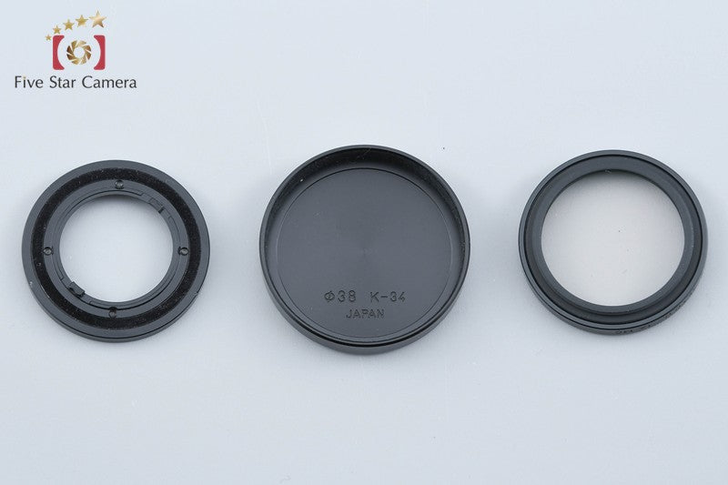 CONTAX K-34 Metal Cap + 30.5mm Adapter + 30.5mm Lens Filter for T3 from Japan