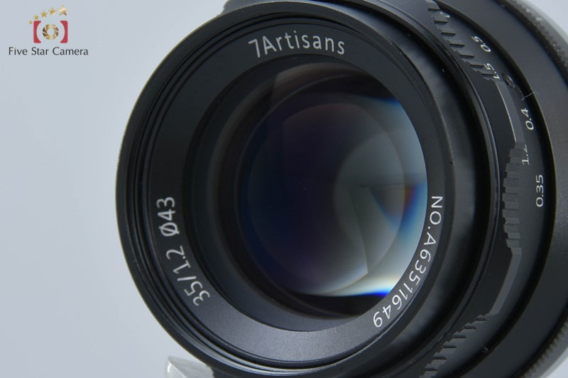 Near Mint!! 7Artisans 35mm f/1.2 for Fujifilm X Mount w/ Box