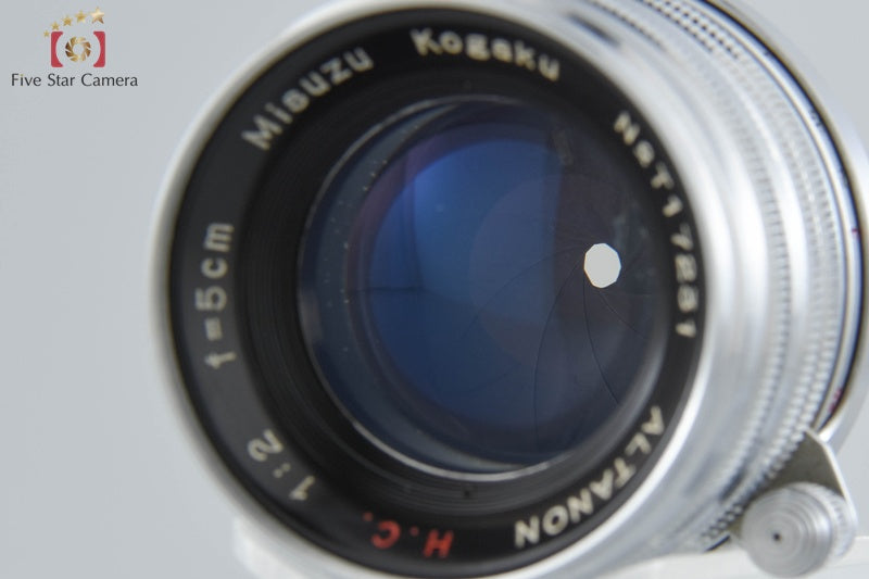 Alta 35mm Rangefinder Film Camera + Altanon 50mm f/2 from Japan