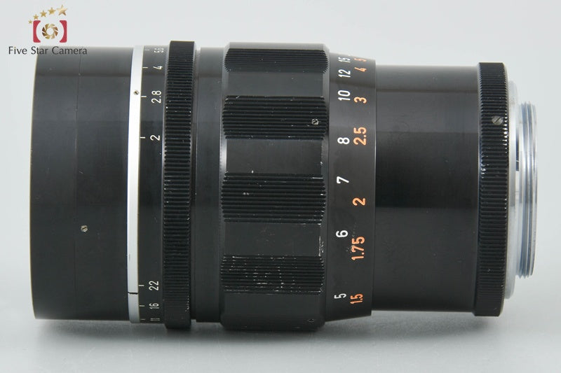 Canon 100mm f/2 L39 LTM Leica Thread Mount Lens