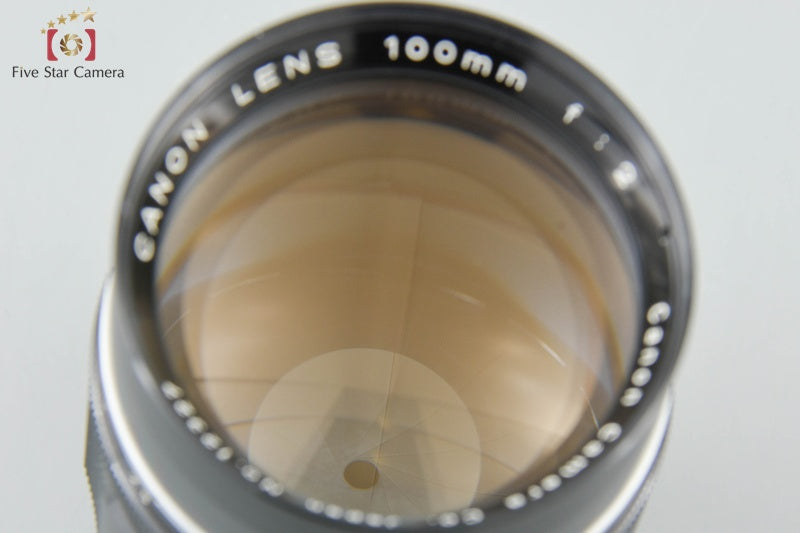 Canon 100mm f/2 L39 LTM Leica Thread Mount Lens