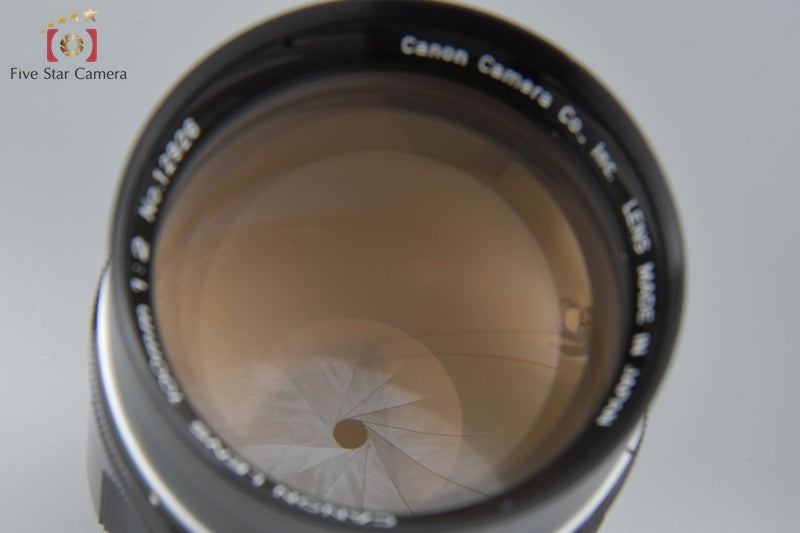 Canon 100mm f/2 L39 LTM Leica Thread Mount Lens