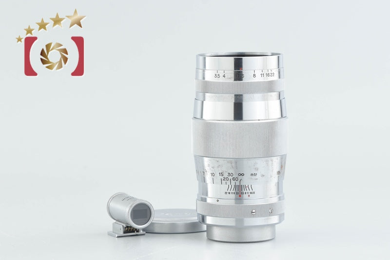 Canon 135mm f/3.5 L39 LTM Leica Thread Mount Lens w/ 135mm Viewfinder from Japan