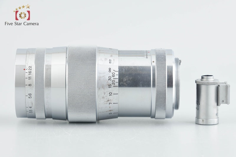 Canon 135mm f/3.5 L39 LTM Leica Thread Mount Lens w/ 135mm Viewfinder