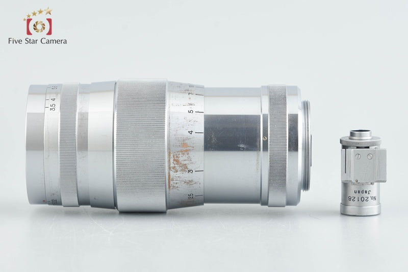 Canon 135mm f/3.5 L39 LTM Leica Thread Mount Lens w/ 135mm Viewfinder from Japan