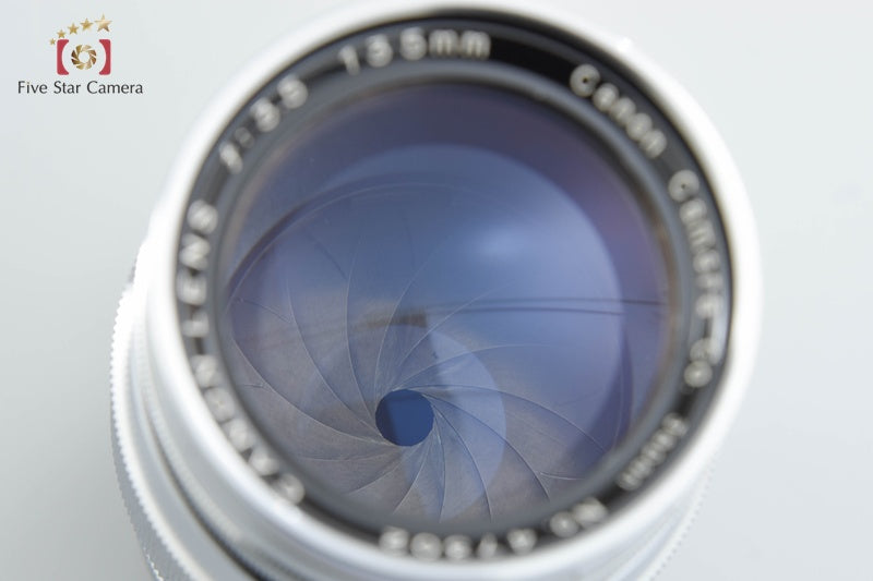 Canon 135mm f/3.5 L39 LTM Leica Thread Mount Lens w/ 135mm Viewfinder from Japan