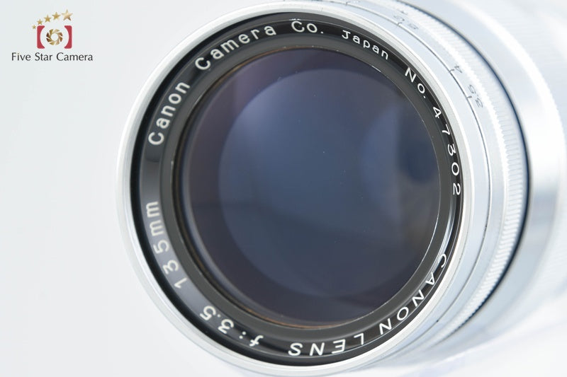 Canon 135mm f/3.5 L39 LTM Leica Thread Mount Lens w/ 135mm Viewfinder