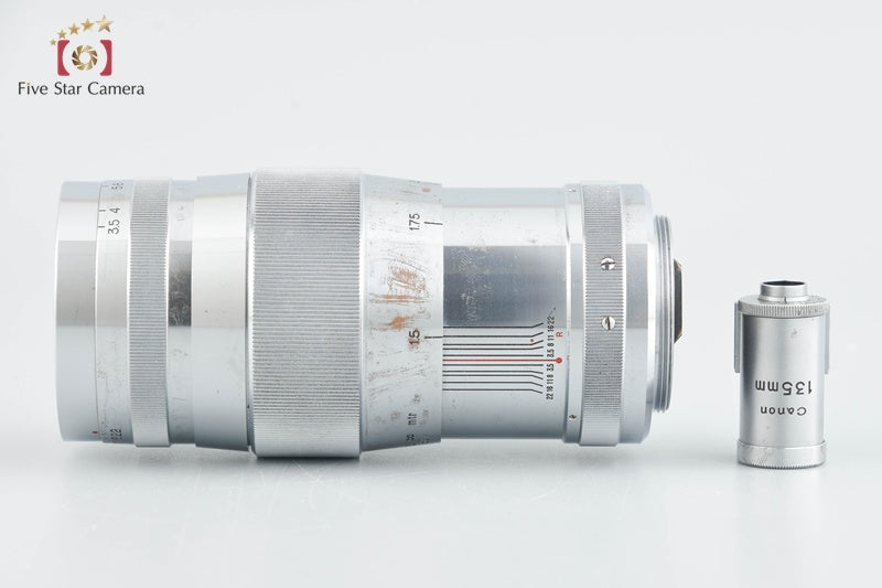Canon 135mm f/3.5 L39 LTM Leica Thread Mount Lens w/ 135mm Viewfinder from Japan