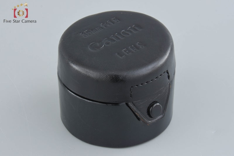 Canon 35mm f/1.5 L39 LTM Leica Thread Mount Lens