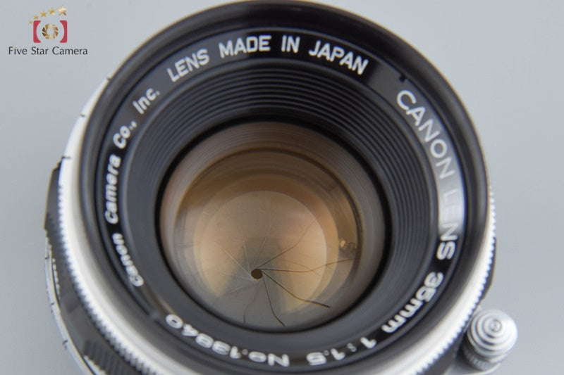 Canon 35mm f/1.5 L39 LTM Leica Thread Mount Lens