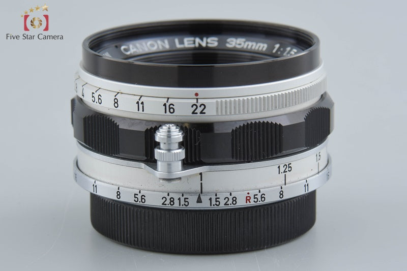 Canon 35mm f/1.5 L39 LTM Leica Thread Mount Lens