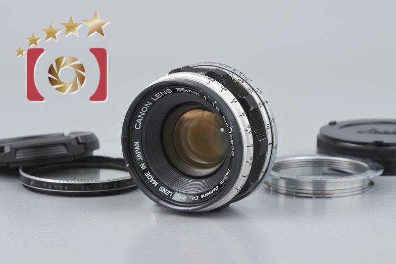 Canon 35mm f/1.5 L39 LTM Leica Thread Mount + Mount Adapter for Leica M Mount