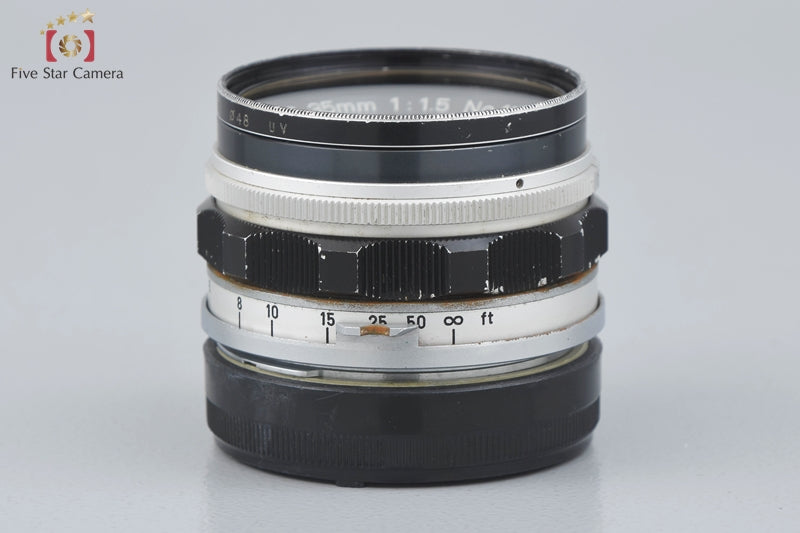 Canon 35mm f/1.5 L39 LTM Leica Thread Mount + Mount Adapter for Leica M Mount