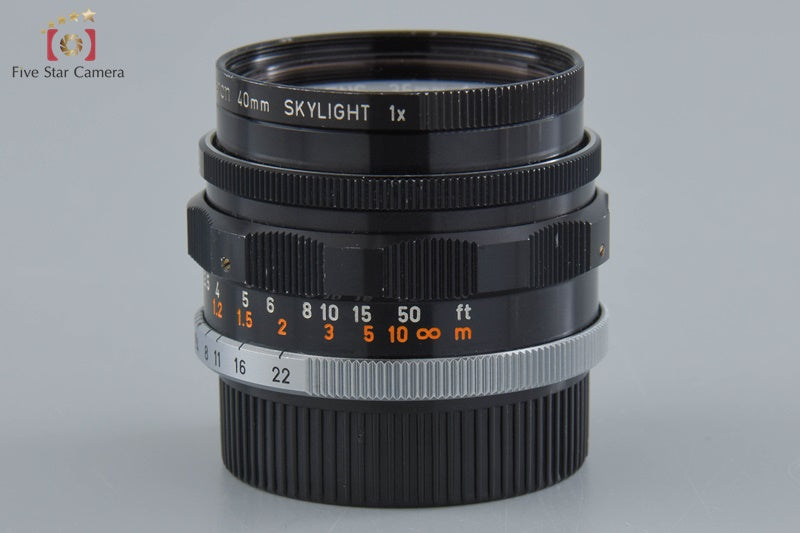 Very Good!! Canon 35mm f/2 L39 LTM Leica Thread Mount Lens