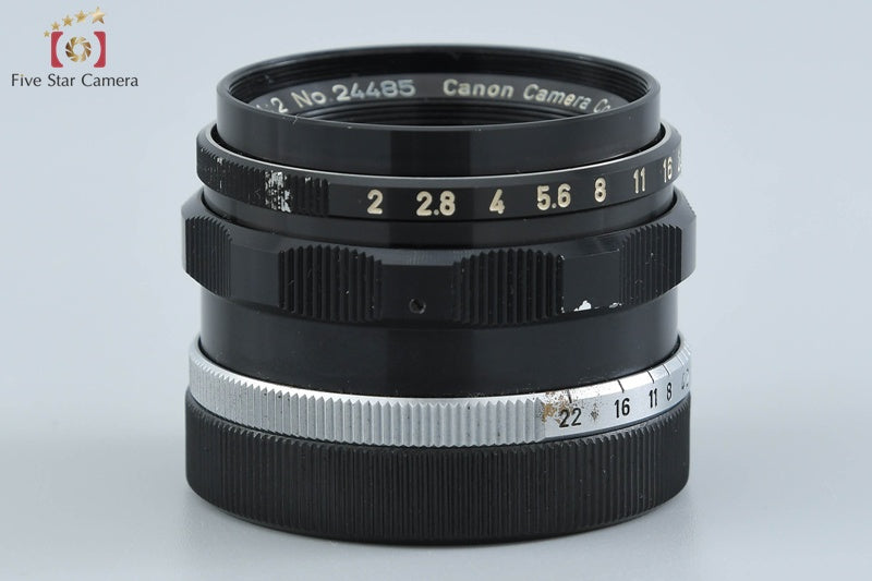 Canon 35mm f/2 L39 LTM Leica Thread Mount Lens