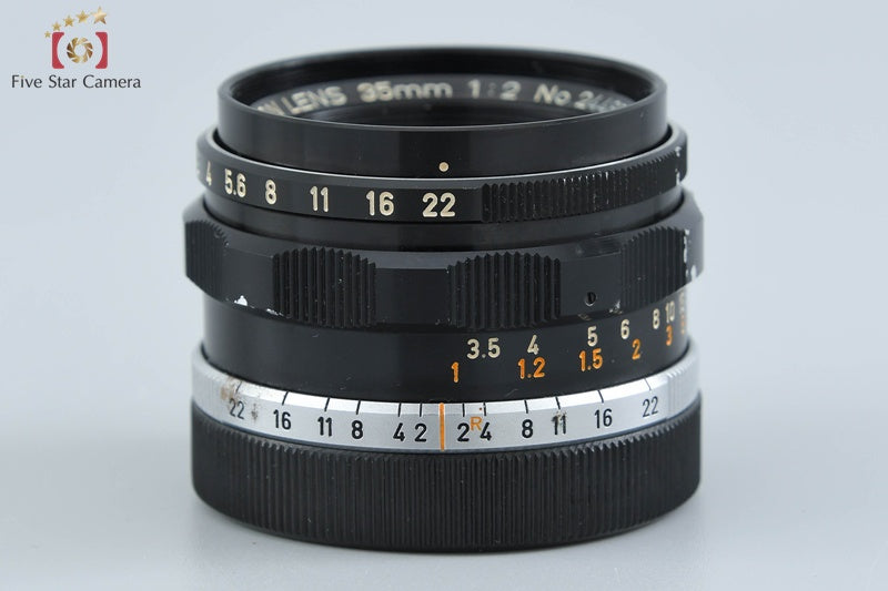 Canon 35mm f/2 L39 LTM Leica Thread Mount Lens