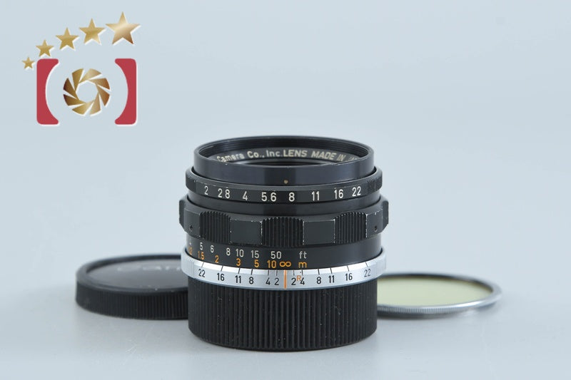 Canon 35mm f/2 L39 LTM Leica Thread Mount Lens 2025.10 Overhauled!!