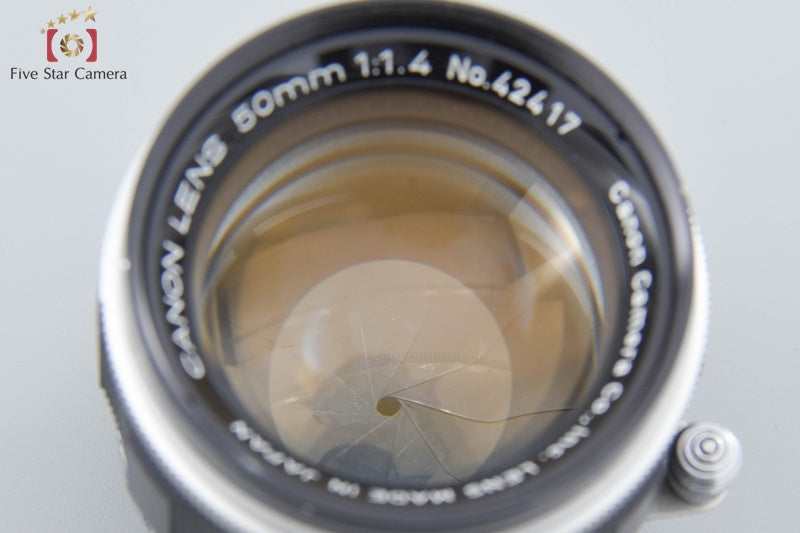 Canon 50mm f/1.4 L39 Leica Thread Mount Lens