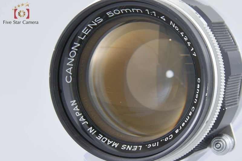 Canon 50mm f/1.4 L39 Leica Thread Mount Lens