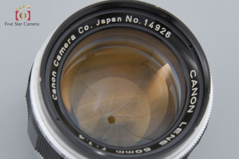 Canon 50mm f/1.4 L39 Leica Thread Mount Lens