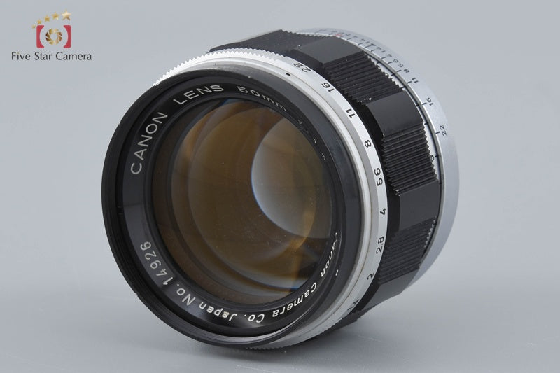 Canon 50mm f/1.4 L39 Leica Thread Mount Lens
