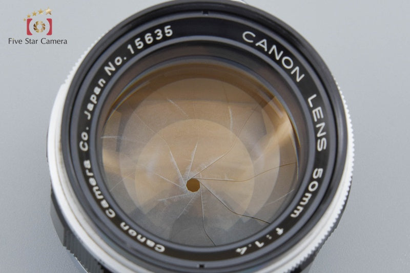 Canon 50mm f/1.4 L39 Leica Thread Mount Lens