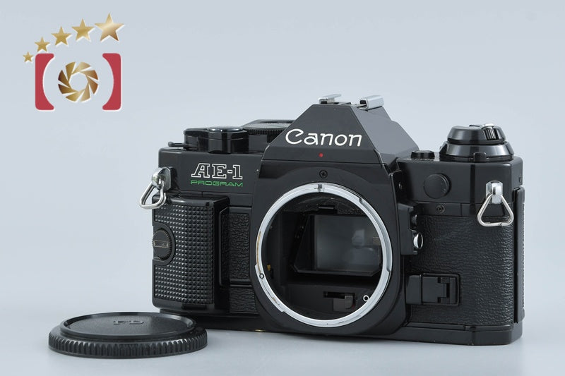 Canon AE-1 PROGRAM Black 35mm SLR Film Camera Body