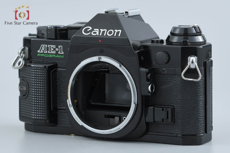 Canon AE-1 PROGRAM Black 35mm SLR Film Camera Body