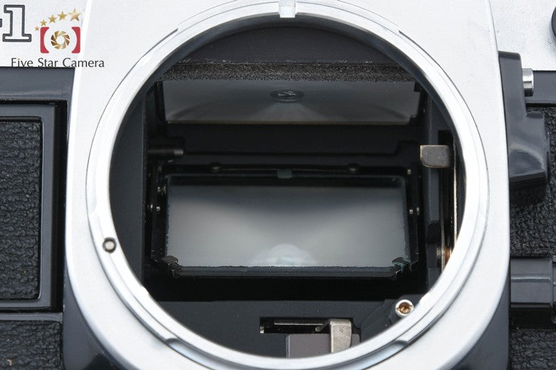 Canon AE-1 Silver 35mm SLR Film Camera Body