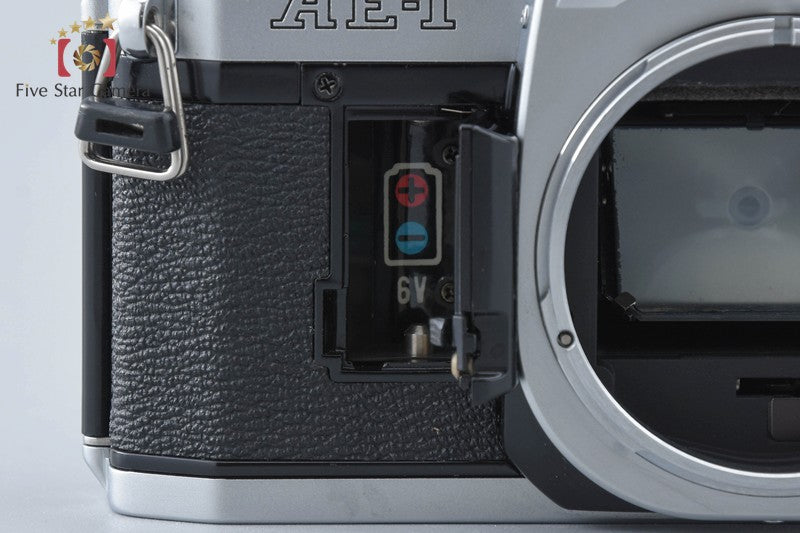 Canon AE-1 Silver 35mm SLR Film Camera Body