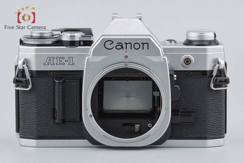 Canon AE-1 Silver 35mm SLR Film Camera + FD 50mm f/1.8 S.C.