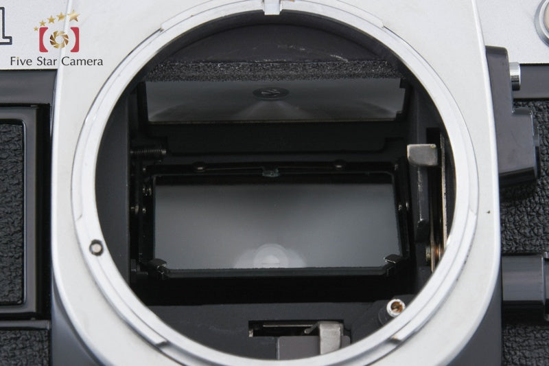 Canon AE-1 Silver 35mm SLR Film Camera + FD 50mm f/1.8 S.C.